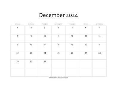 fillable 2024 calendar december