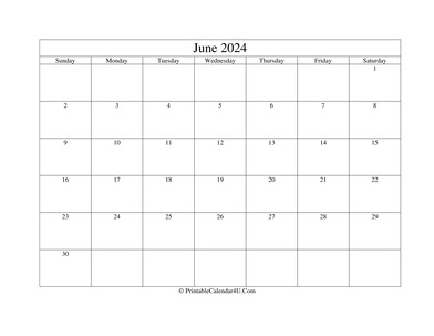 june 2024 editable calendar with holidays