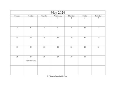 may 2024 editable calendar with holidays