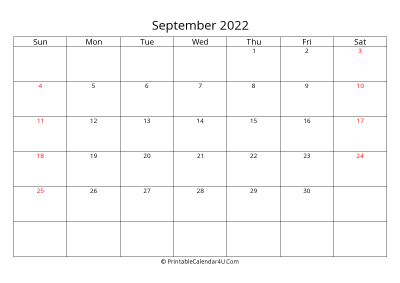 september 2022 calendar printable with uk bank holidays